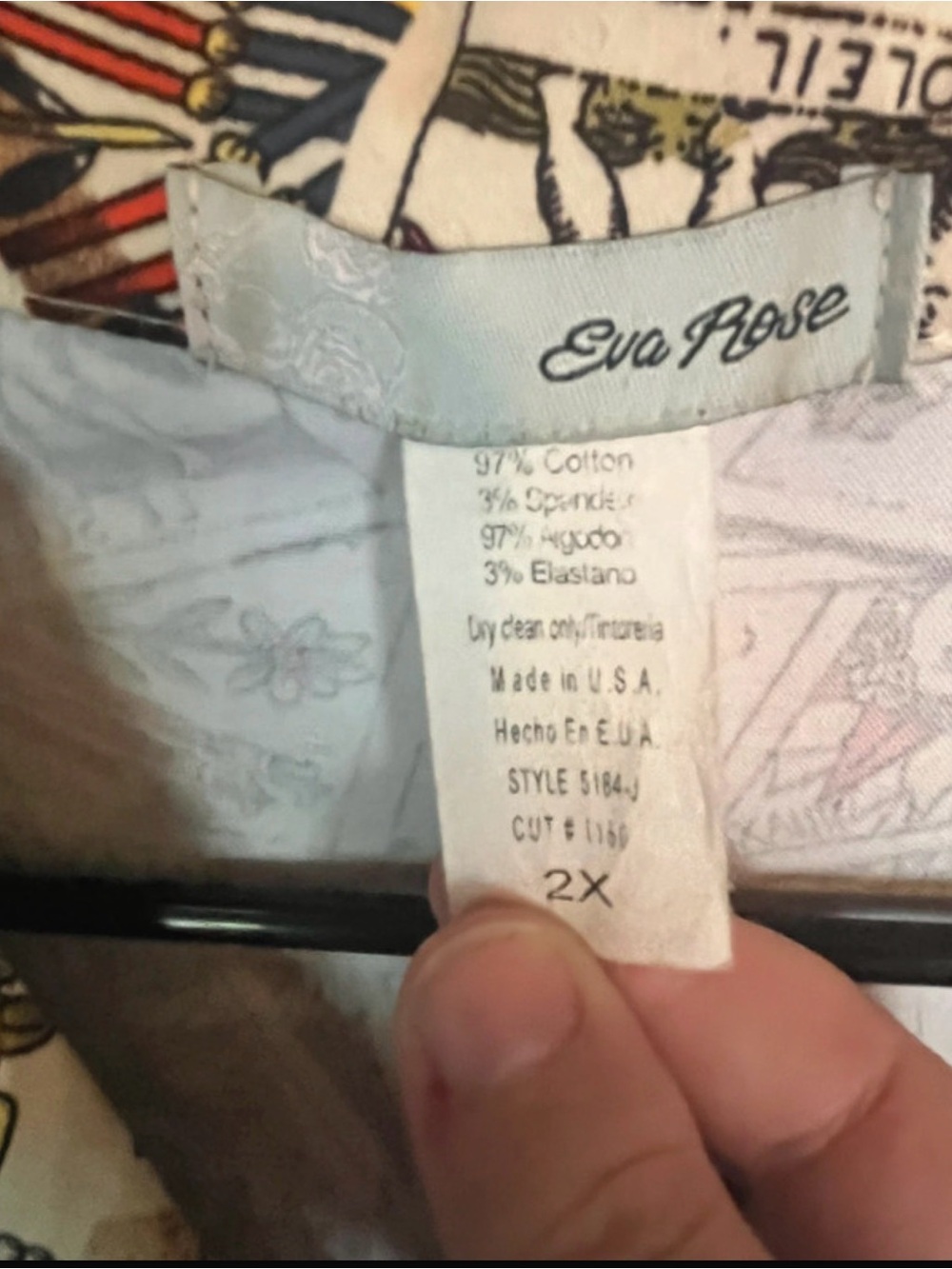 Tarot card print Tie-Waist Short Sleeve Dress - Picture 3 of 3